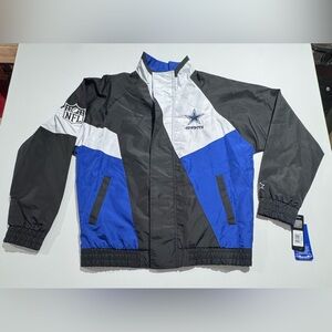 Starter Dallas Cowboys NFL Jacket L Black Blue White